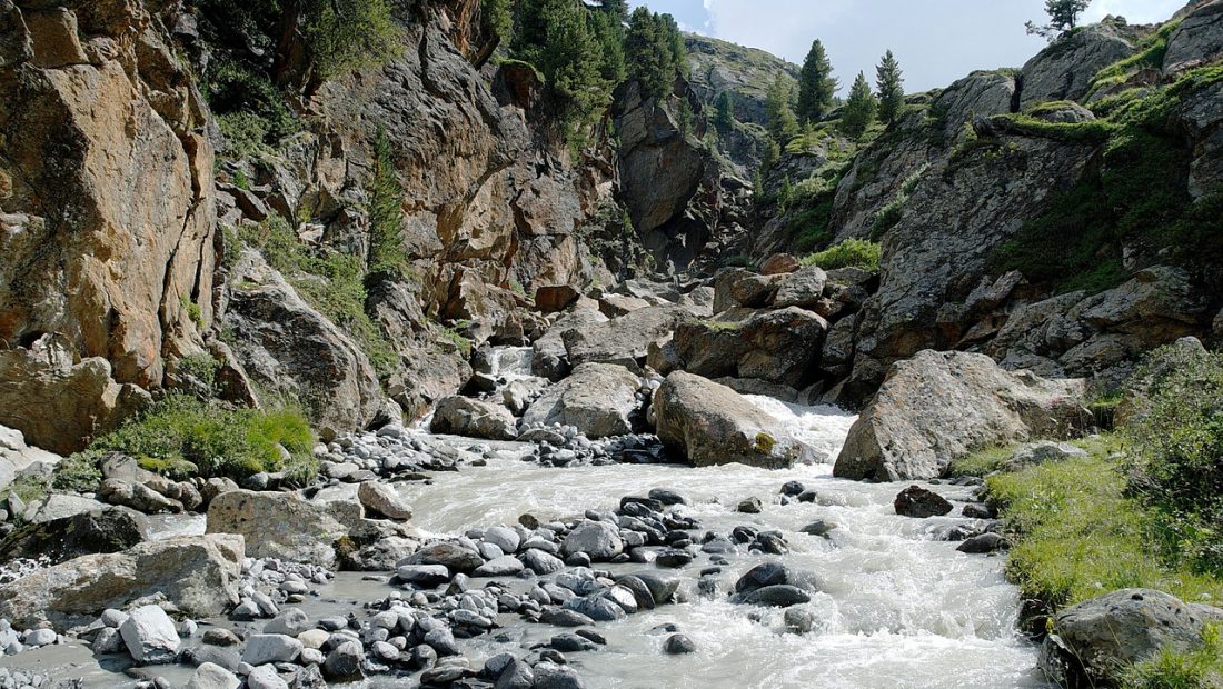 Wasser in den Bergen